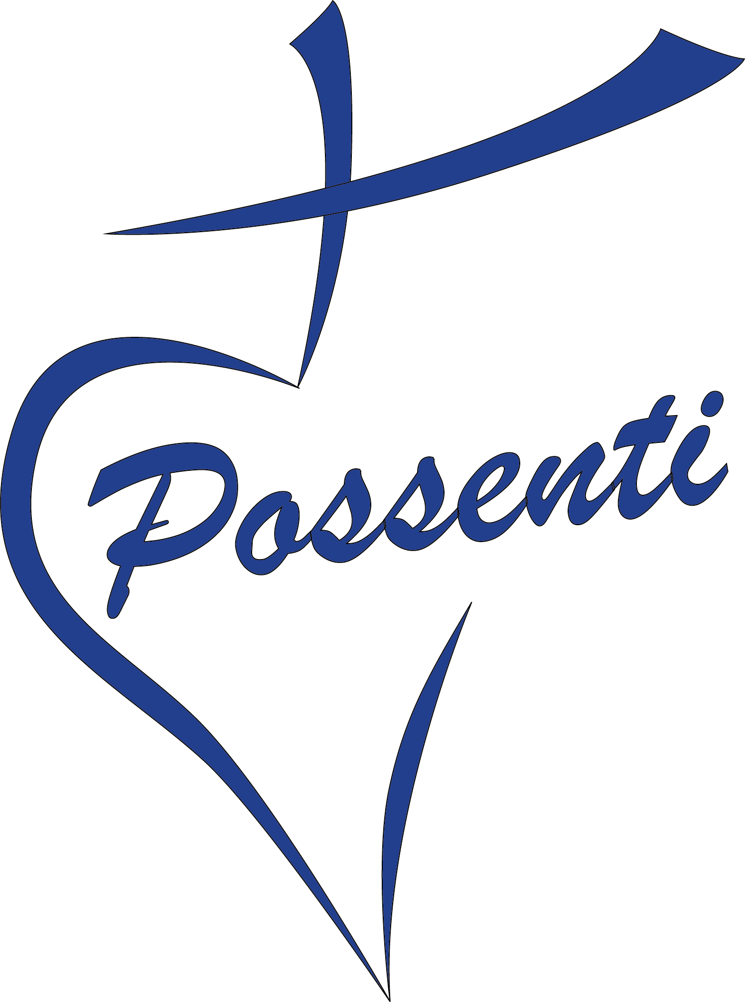 Logotipo de corazón Instituto Francisco Possenti